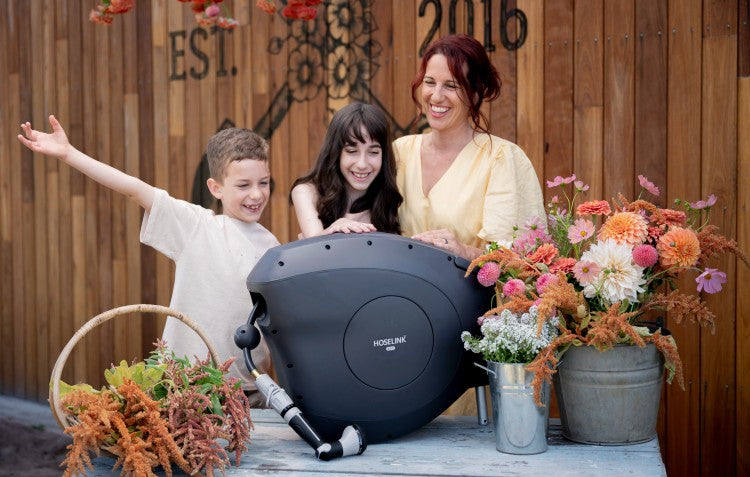 kids with mothers day gift for Mom