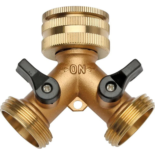 2-Way Brass Faucet Adapter