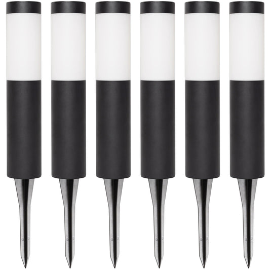 Solar Metal Path Bollards 6 Pack