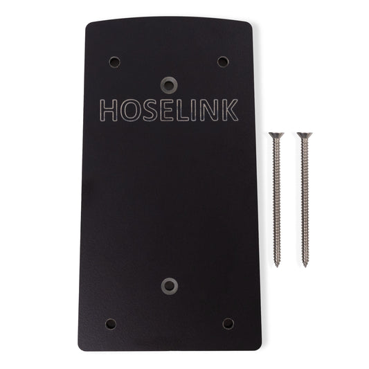 Hose Reel Backing Boardd and screws on a white background