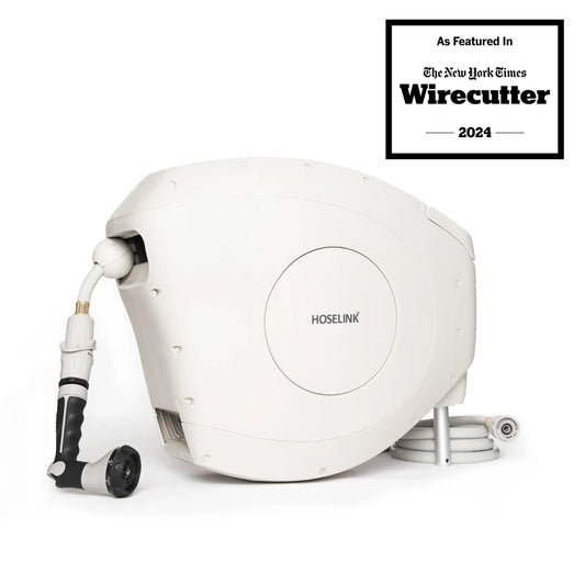 Classic 100ft Retractable Hose Reel | Beige