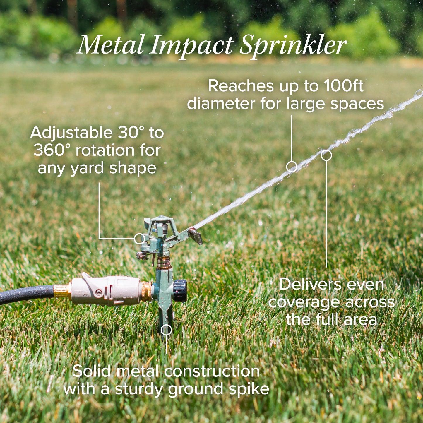Metal Impact Sprinkler