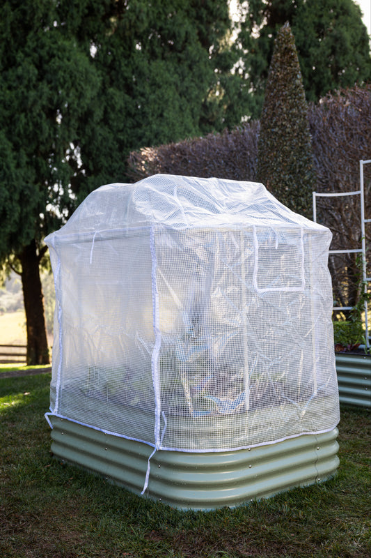 Year-round Greenhouse System for 6 in 1 Garden Bed