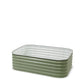 Studio image of the 6 in 1 Metal Raised Garden Bed 17" Tall, Sage against a white background.