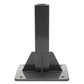 Black metal Ground Mount Classic Series on a white background