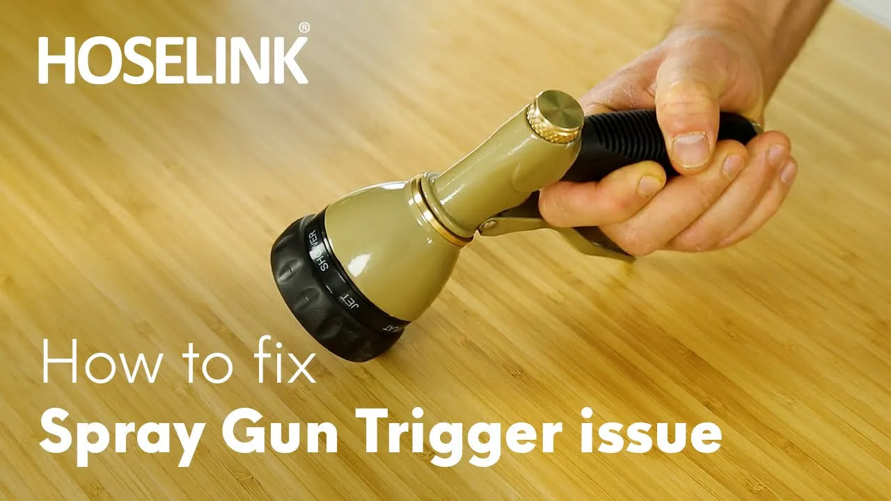 How to fix spray gun trigger problems - Hoselink 7-Function Spray