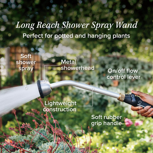 Long-reach Shower Spray Wand