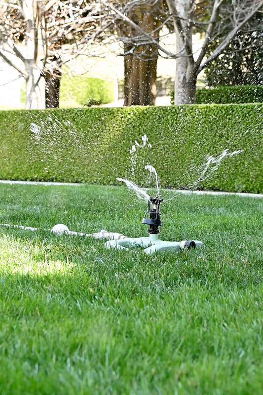low pressure wobble sprinkler watering garden