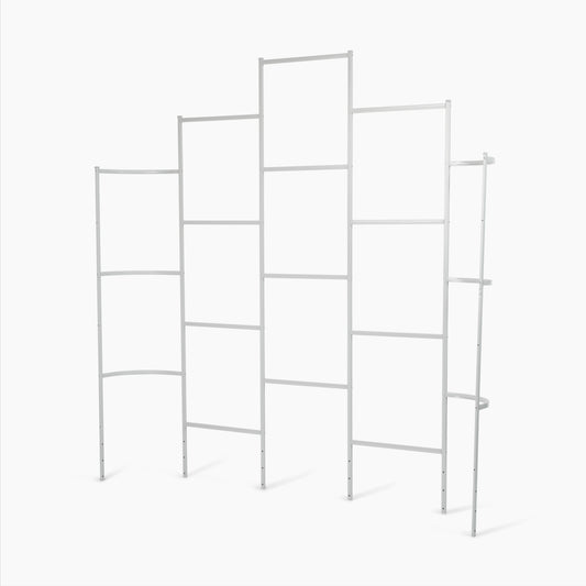 Studio image of 6 in 1 Metal Wall Trellis by itself on a white background