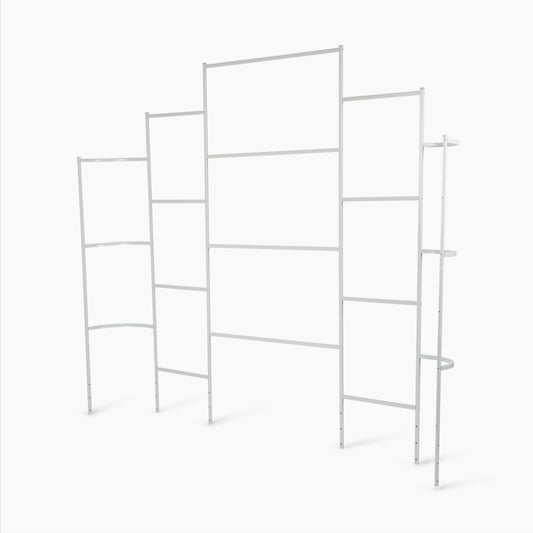 Studio shot of the 9 in 1 trellis against a white background
