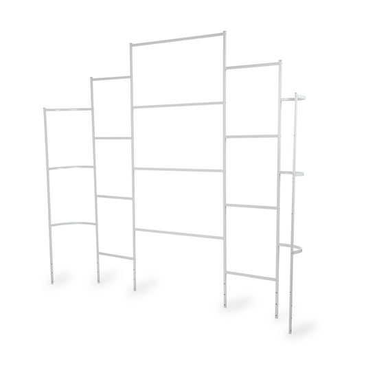 Metal Wall Trellis for 9 in 1 Garden bed on it's own against a white background.