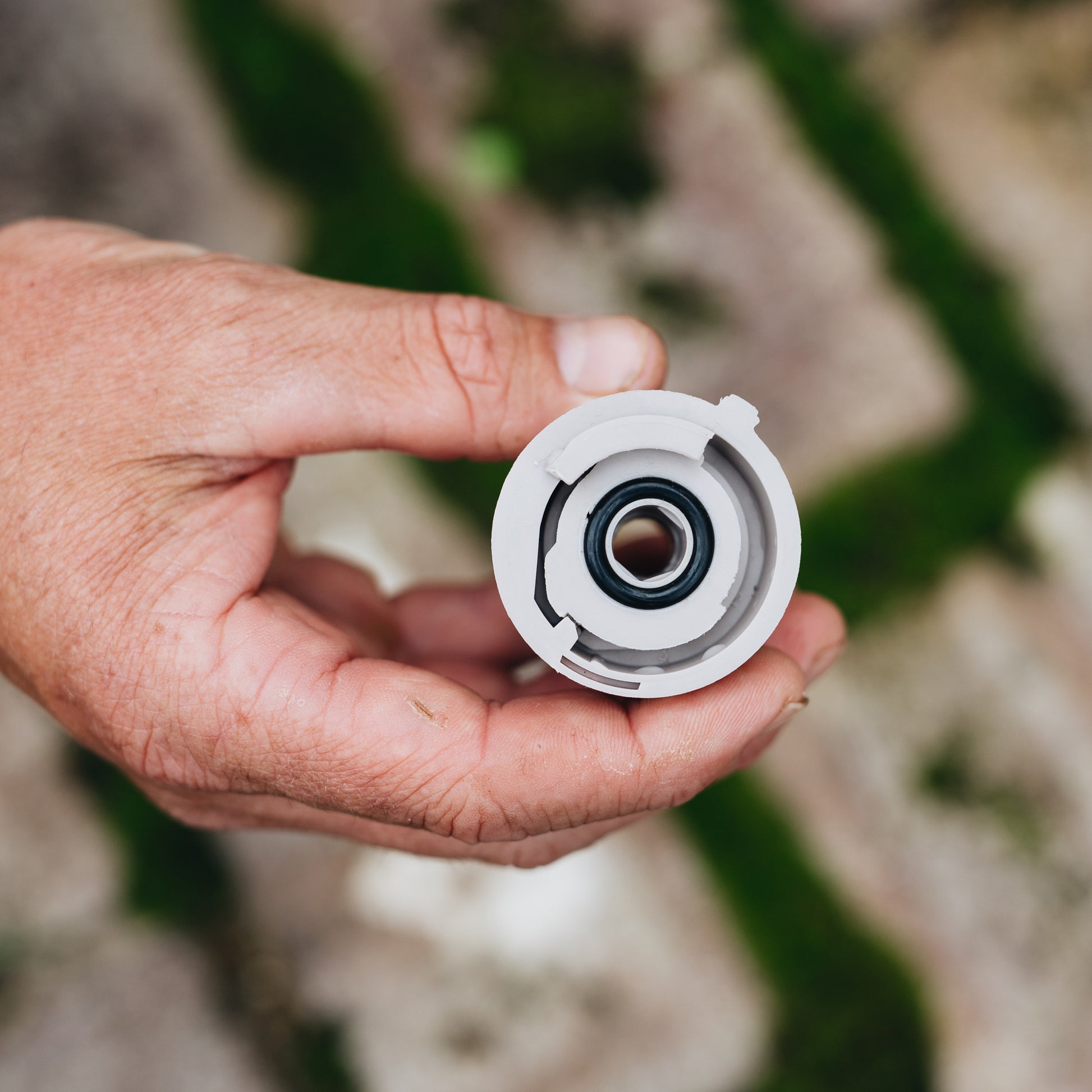 Spare o-ring in connector 