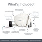 Classic 100ft Retractable Hose Reel | Beige