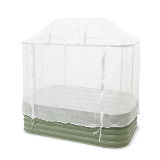 Studio image of the Year-round Greenhouse System for 6 in 1 Garden Bed studio on a white background.