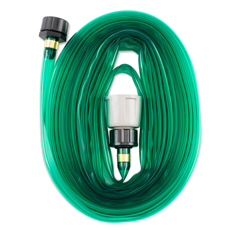 soaker hose on white background